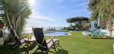 LL 921 Exclusive villa for 10 persons with a private pool and sea views near Lloret de Mar on the Costa Brava