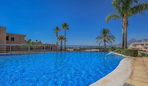 AL 181 Appartement moderne pour 8 personnes avec piscine commune et vue sur la mer près d'Altea sur la Costa Blanca