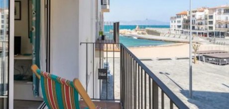 EC 109/1 Ferienwohnung für 2/3 Personen am Strand mit Meerblick in l`Escala an der Costa Brava