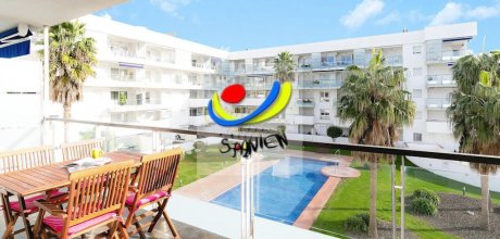 RS 126/1 Ferienwohnung für 2/4 Personen mit Schwimmbad in Santa Margarita bei Rosas an der Costa Brava