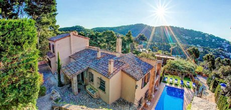 PA 927 Exclusive holiday home for 12 persons with private pool and sea views in Llafranc on the Costa Brava