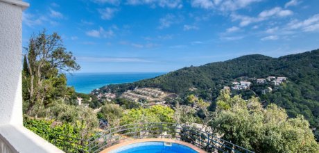 BG 608 Mediterrane Ferienvilla für 6 Personen, privater Pool, Meerblick - bei Begur Costa Brava