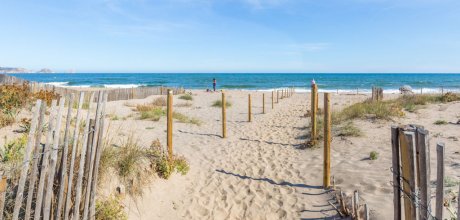 PP 108/3 Ferienwohnung für 4/5 Personen mit Meerblick am Sandstrand des Playa de Pals Costa Brava