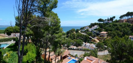PP 218 Ferienhaus für 6 Personen mit Meerblick am Playa de Pals an der Costa Brava