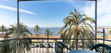 RS 110/2 Ferienwohnung für 2/4 Personen mit Meerblick im Zentrum von Rosas Costa Brava