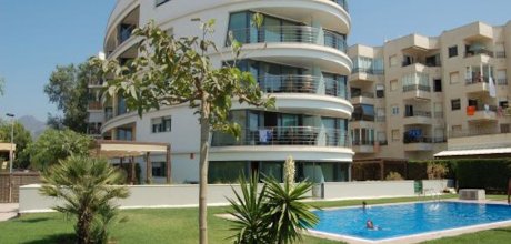 RS 128/5 Ferienwohnung für 5 Personen mit Meerblick und Schwimmbad in Rosas an der Costa Brava
